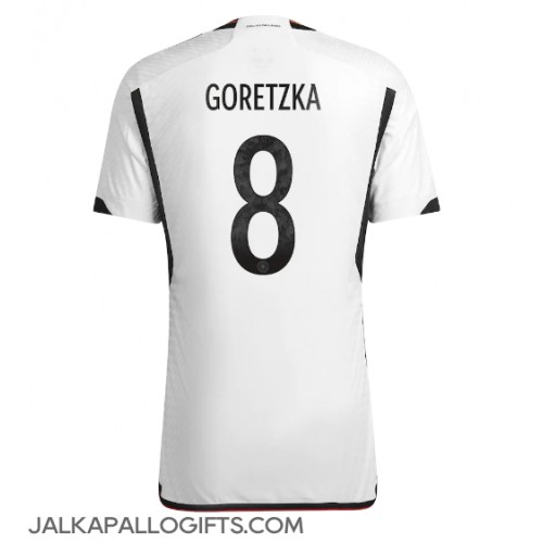 Saksa Leon Goretzka #8 Kotipaita MM-kisat 2022 Lyhythihainen
